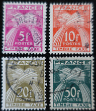 Usado, Frankreich Briefmarke Steuer N° 85/88 Art Garben ausgelöscht comprar usado  Enviando para Brazil
