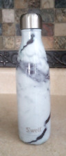 Garrafa de água isolada de aço inoxidável: design de mármore preto cinza branco S'WELL comprar usado  Enviando para Brazil