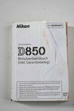 Nikon d850 bedienungsanleitung gebraucht kaufen  Augsburg