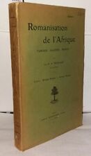 Romanisation afrique tunisie d'occasion  Saint-Pierre-de-Plesguen