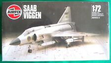 Vintage 1986 Airfix 1/72 SAAB Viggen Plastic Model Kit. Shrinkwrapped Type 8 Box, used for sale  Shipping to South Africa