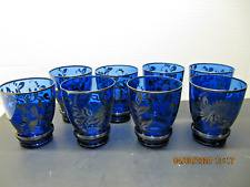 tumblers grey blue glass for sale  Camp Verde
