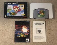 super n64 mario boxed 64 for sale  ST. IVES
