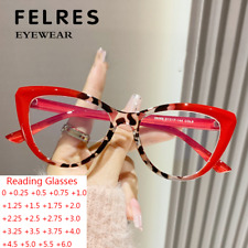 Gafas de lectura para mujer de marco completo con bloqueo de luz azul ojo de gato gafas clásicas segunda mano  Embacar hacia Mexico