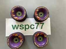 Used, Orangatan Fat Free w/ Sector 9 Cosmic bearings Longboard purple wheels 65mm 83a for sale  Shipping to South Africa