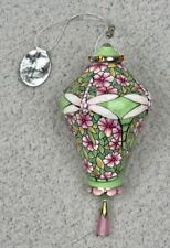 Impatiens Bradford Editions Louis Tiffany Heirloom Porcelain Christmas Ornament for sale  Shipping to South Africa
