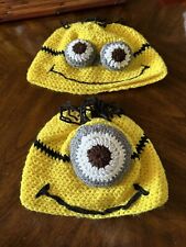 Gorros Minion de Crochet 3D $70 cada uno o ambos por $135 para niños o niñas segunda mano  Embacar hacia Argentina