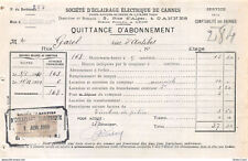 1910 societe eclairage d'occasion  France