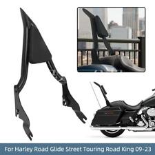 16" Tall Backrest Sissy Bar For Harley CVO Road Glide Street Touring Road King, used for sale  Shipping to South Africa