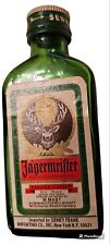 Uma (1) Garrafa Vazia Colecionável Jagermeister 50 ML MINI Airline Hotel Bar TAMANHO  comprar usado  Enviando para Brazil