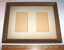 ca. 1910 Small Antique Carved Wood Frame for 7 x 9 Picture plus Two Window Mat for sale  Shipping to South Africa