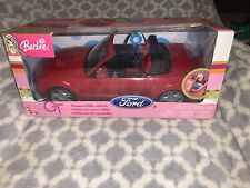 Coche convertible vintage Barbie Ford Mustang GT 2003 rojo Mattel raro caja de lote antiguo segunda mano  Embacar hacia Mexico