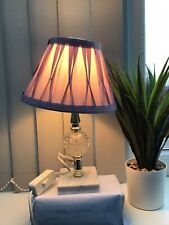 Used, Table/Bed Side Lamp.Vintage Cut Glass Crystal & Fine Marble Base made In Italy. for sale  Shipping to South Africa