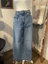 Pantalones de mezclilla vaqueros para mujer Gap 29/8 S azules de altura alta pierna ancha segunda mano  Embacar hacia Argentina