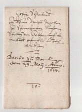 1614 uralte handschrift gebraucht kaufen  Homburg