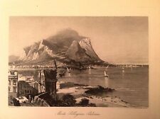 Usado, Sicilia, Palermo Monte Peregrino, Europa gráfico 1876 comprar usado  Enviando para Brazil
