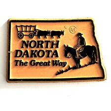 Ímã de geladeira retrô estado Dakota do Norte - Lembrança de viagem vintage - Colecionável, usado comprar usado  Enviando para Brazil