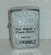 Encendedor de publicidad My-Lite sala de discoteca Dee Gaddy's de colección tono plateado segunda mano  Embacar hacia Argentina