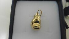 Used, New 100% 18ct Yellow Gold Boxing Glove Pendant Charm for sale  Shipping to South Africa