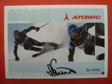 -ö- Stephan Eberharter AUT (sci alpino), cartolina autografata ATOMIC usato  Spedire a Italy