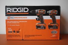 Ridgid 18V Subcompact Brushless Drill/Driver 2-Tool Combo Kit R9781 for sale  Shipping to South Africa