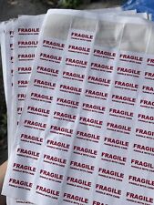 Fragile stickers sheets for sale  NOTTINGHAM