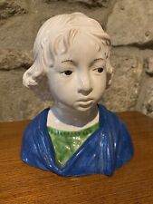 Fanciullo busto maiolica usato  Vejano