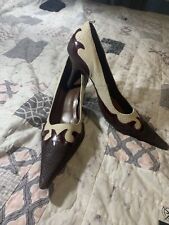 Zapatos de salón para mujer Nativa estilo occidental con puntera puntiaguda aspecto piel de serpiente talla 35/5 segunda mano  Embacar hacia Argentina