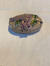 oval jewelry trinket box for sale  Merchantville