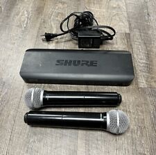 Usado, Sistema de microfone portátil sem fio Shure BLX288/PG58 H11 572-596 MHz comprar usado  Enviando para Brazil