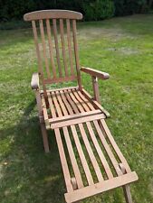 steamer chair teak for sale  HORLEY