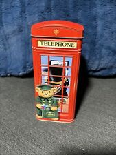 Usado, Inglaterra Inglês Harrods cabine telefônica quiosque banco lata (vazio) decoração para casa comprar usado  Enviando para Brazil