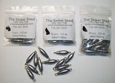 1/2 oz inline Trolling Sinkers - choice of quantity - FREE SHIPPING for sale  Shipping to South Africa
