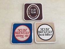 Selby brewery beermats for sale  Shipping to Ireland