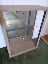 wall mounted display cabinet for sale  GODALMING