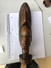 african carved wooden heads for sale  DUNSTABLE