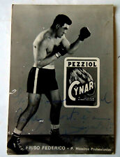 Friso Federico Itália Boxer Autógrafo, pessoalmente Foto Assinada comprar usado  Enviando para Brazil