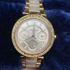 Relógio feminino Michael Kors Parker mini multifuncional mostrador rosa MK6110 Dra3 comprar usado  Enviando para Brazil