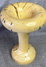 Spalted maple vase for sale  Moyock