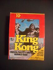 Usado, King Kong 1976 caja de cera completa (36 paquetes de tarjetas) topps segunda mano  Embacar hacia Argentina