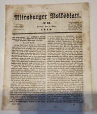 Altenburger volksblatt vom gebraucht kaufen  Stadtroda