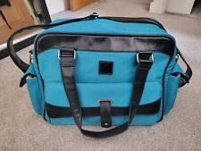 Icandy Peach Maternity Diaper Baby Changing Bag Turquoise Blue Black Bag for sale  HALESOWEN