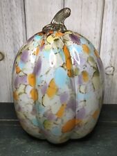Colorful glass pumpkin for sale  Westbrook
