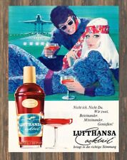 Lufthansa cocktail reklame gebraucht kaufen  Hanau