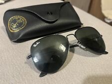 Ray-Ban RAYBAN AVIATOR RB3025 Occhiali da Sole Uomo Neri Con Custodia 62 14-140 na sprzedaż  Wysyłka do Poland