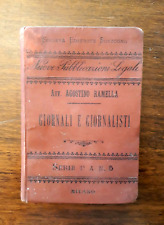 Manuale sonzogno 1898 usato  Milano