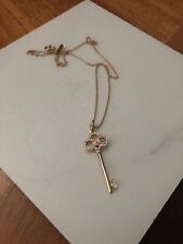 Tiffany & Co diamond 18ct key necklace for sale  COULSDON