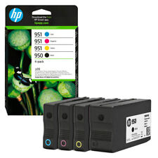Cartuchos de impresora de inyección de tinta HP 950 951 - Paquete de 4 (6ZC65AE) Officejet Pro 251, usado segunda mano  Embacar hacia Argentina