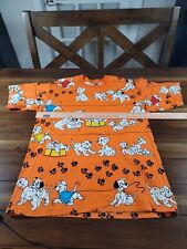 Vintage 90s t-shirt 101 dalmatians All Over Print Toni & Guy (XL) Orange  for sale  Shipping to South Africa