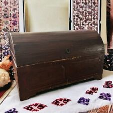 Mid Century Wood Treasure Chest Trunk for sale  Shipping to South Africa